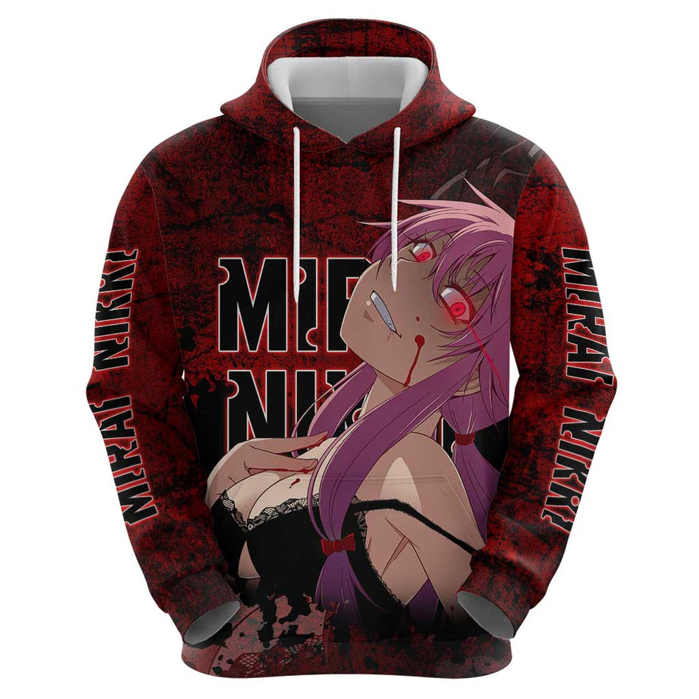 Yuno Gasai - Future Diary Hoodie Anime Style Yuno Gasai - Future Diary Hoodie Anime Style