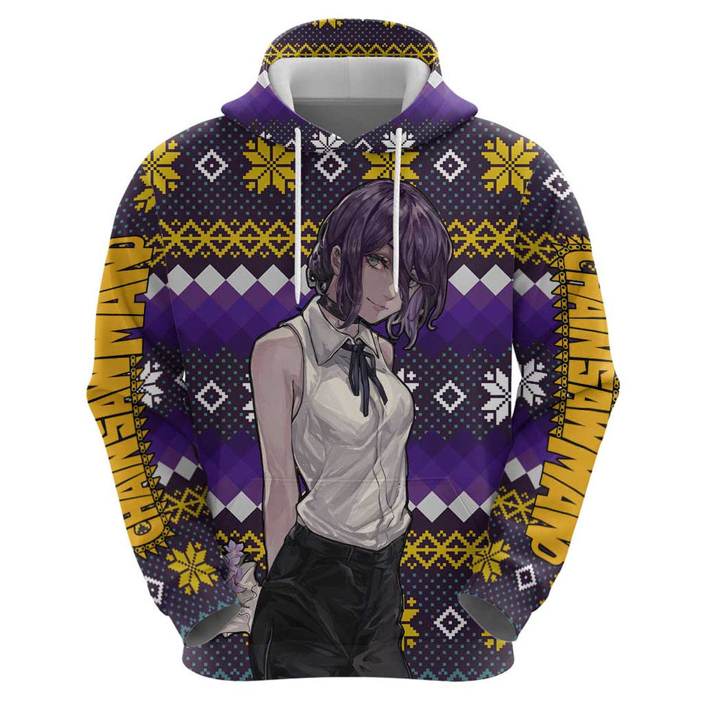 Zere - Chainsaw Man Hoodie Anime Mix Christmas Style Zere - Chainsaw Man Hoodie Anime Mix Christmas Style