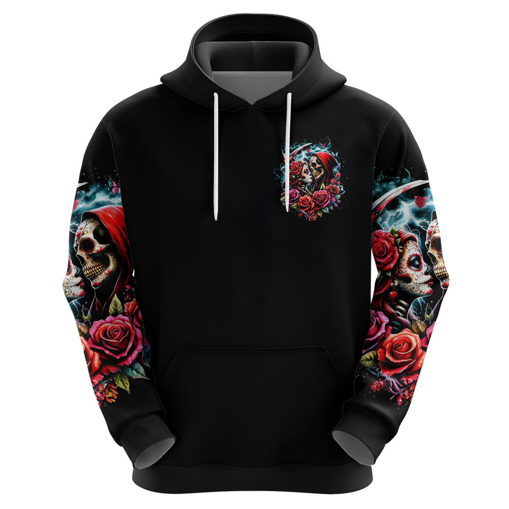 Couple Skull Hoodie From Our Firse Kiss DT01 Couple Skull Hoodie From Our Firse Kiss DT01
