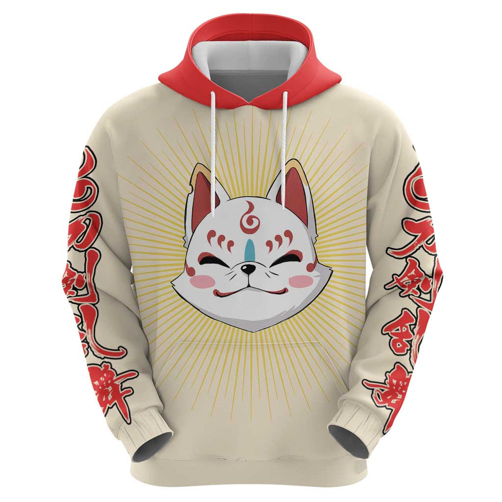 Cute Foxes Touken Ranbu Hoodie Japan Anime Style Cute Foxes Touken Ranbu Hoodie Japan Anime Style