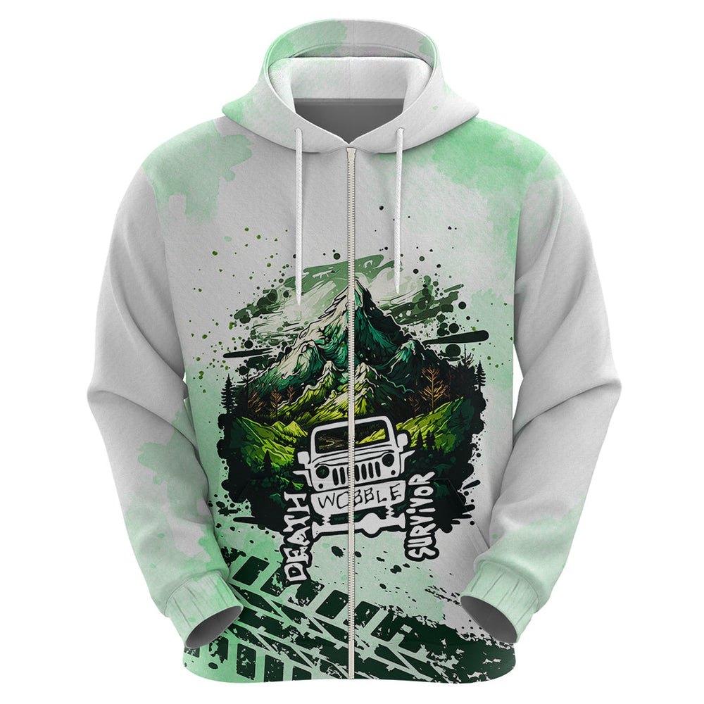 Death Wobble Survivor Jeep Hoodie Death Wobble Survivor Jeep Hoodie