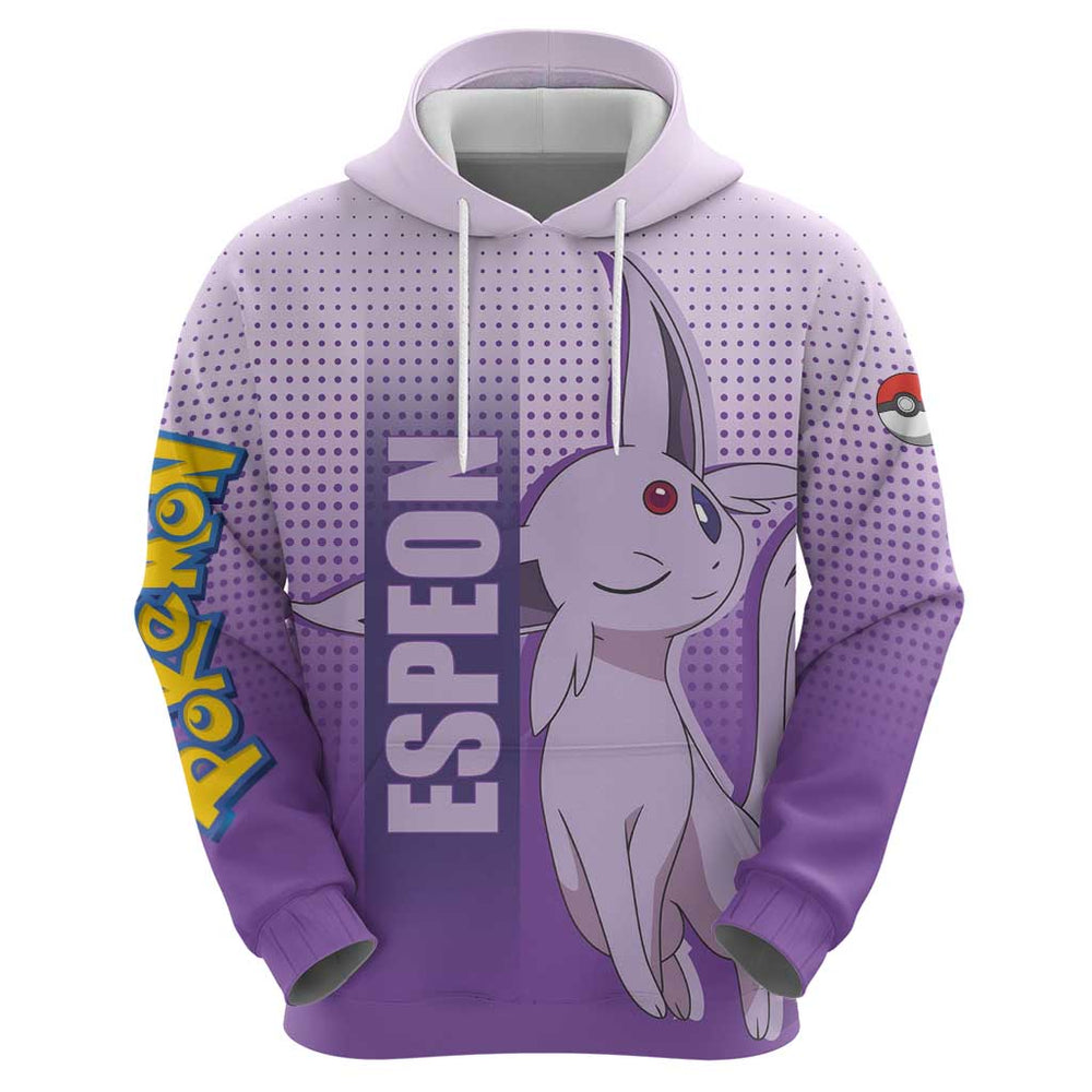 Espeon from Pok Hoodie with Psychic Type Ability and Elegant Pose Design Espeon from Pok Hoodie with Psychic Type Ability and Elegant Pose Design