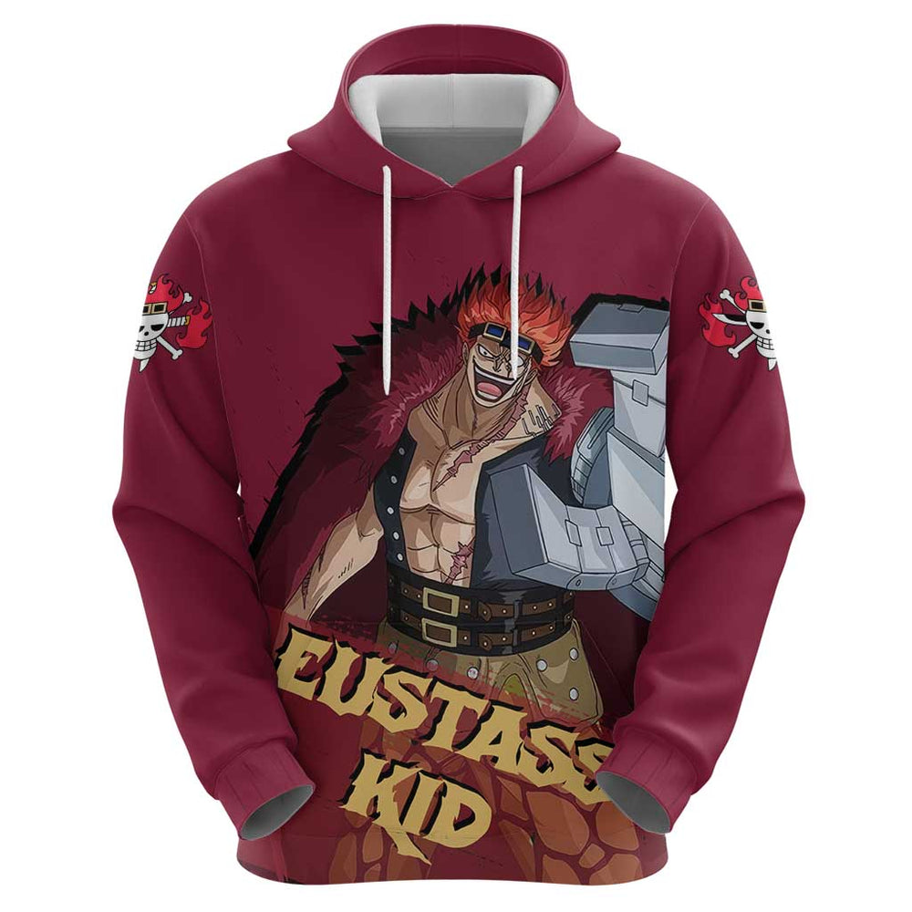 Eustass Kid - One Piece Hoodie Anime Style Eustass Kid - One Piece Hoodie Anime Style
