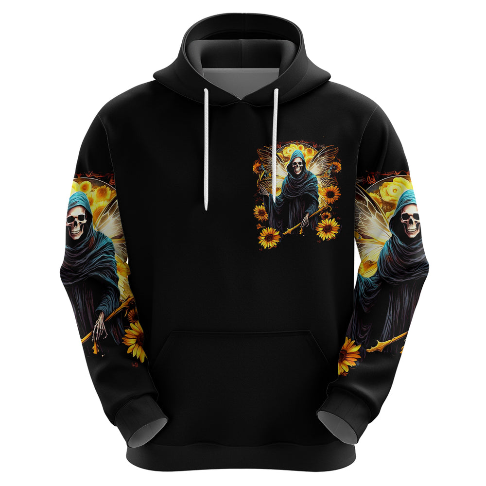 Fairy Death Skull Hoodie Mess With Me I'll Let Karma Do It's Job DT01 Fairy Death Skull Hoodie Mess With Me I'll Let Karma Do It's Job DT01