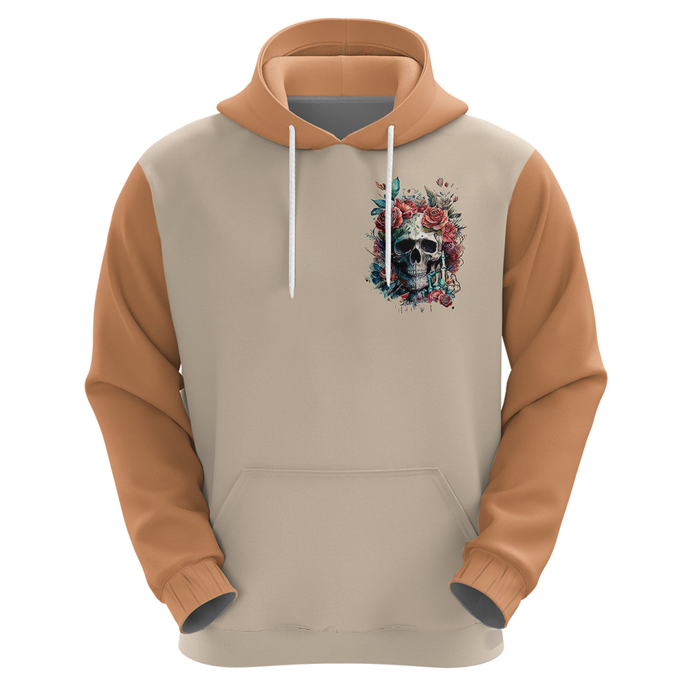Flower Skull Hoodie Fresh Out Of Fuck DT01 Flower Skull Hoodie Fresh Out Of Fuck DT01