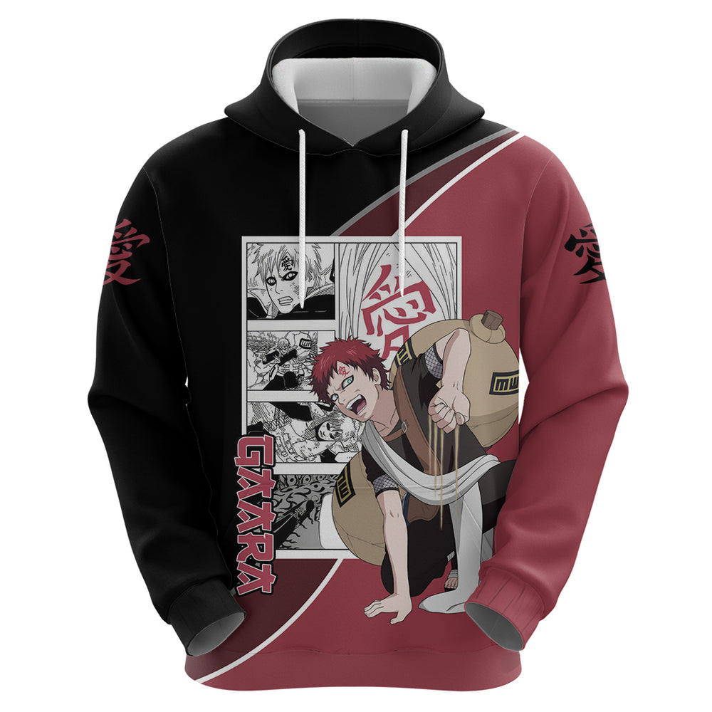 Gaara Hoodie Anime Mix Manga Gaara Hoodie Anime Mix Manga
