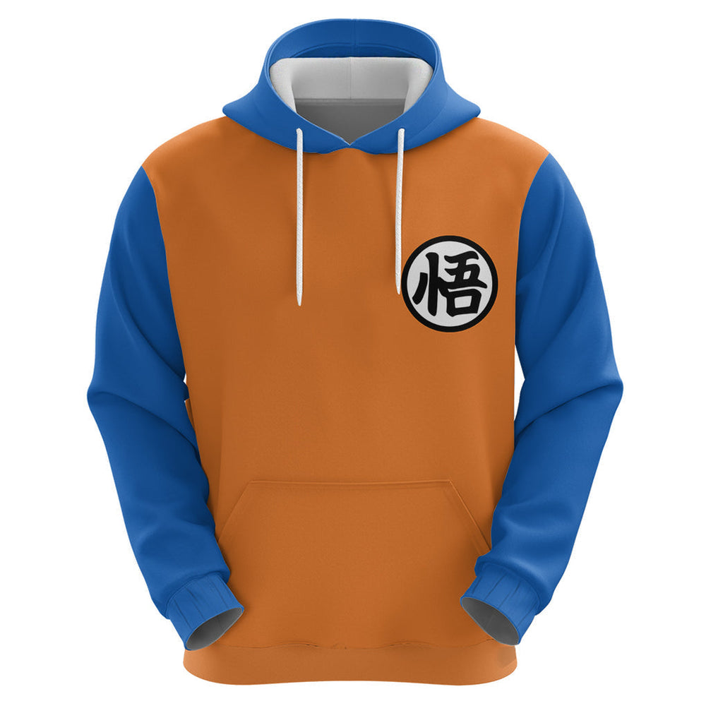 Goku Kanji Symbol Dragon Ball Anime Hoodie Goku Kanji Symbol Dragon Ball Anime Hoodie