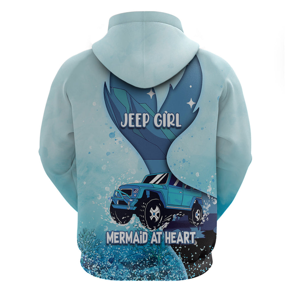 Jeep Girl Hoodie Mermaid At Heart Jeep Girl Hoodie Mermaid At Heart