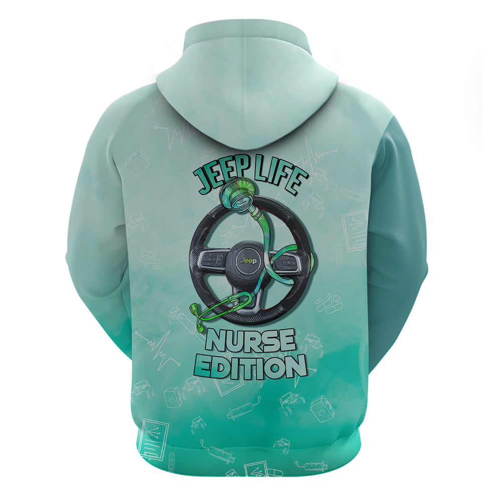 Jeep Life Nurse Edition - World Health Day Hoodie Jeep Life Nurse Edition - World Health Day Hoodie