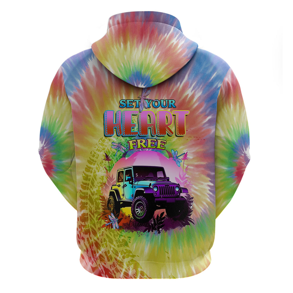Jeepsy Soul Tie-dye Hoodie Set Your Heart Free Jeepsy Soul Tie-dye Hoodie Set Your Heart Free