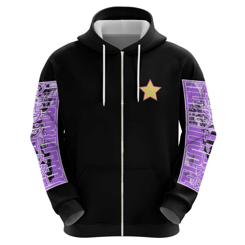 Joseph Joestar - Jojos Bizarre Adventure Hoodie Japan Anime Style Joseph Joestar - Jojos Bizarre Adventure Hoodie Japan Anime Style