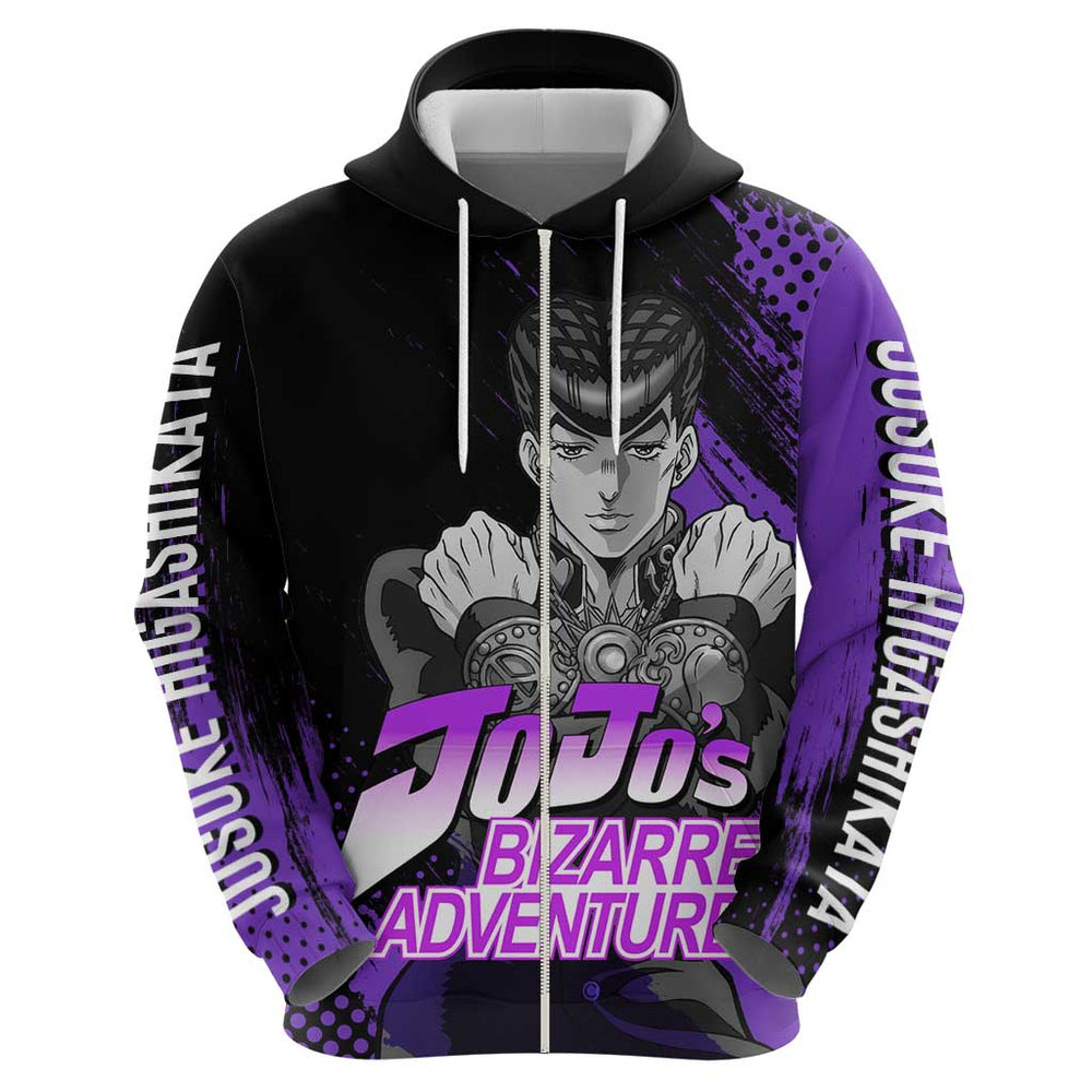 Josuke Higashikata - JoJo's Bizarre Adventure Hoodie Anime Style Josuke Higashikata - JoJo's Bizarre Adventure Hoodie Anime Style