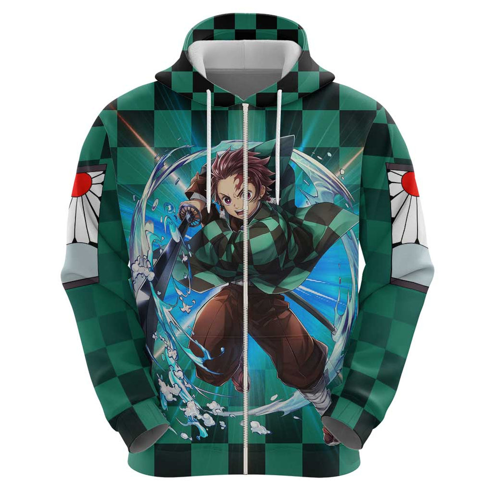 Astral Aura Tanjiro Demon Slayer Hoodie Anime Style Astral Aura Tanjiro Demon Slayer Hoodie Anime Style