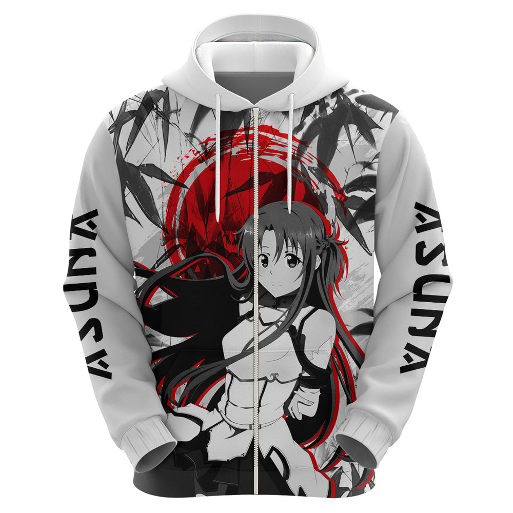 Asuna Hoodie Sword Art Online Anime Japan Style Asuna Hoodie Sword Art Online Anime Japan Style