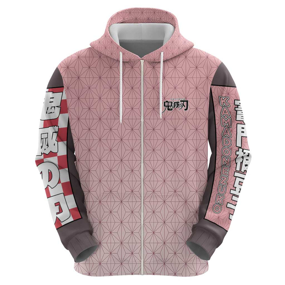 Kamado Nezuko Haori Demon Slayer Hoodie Anime Style Kamado Nezuko Haori Demon Slayer Hoodie Anime Style