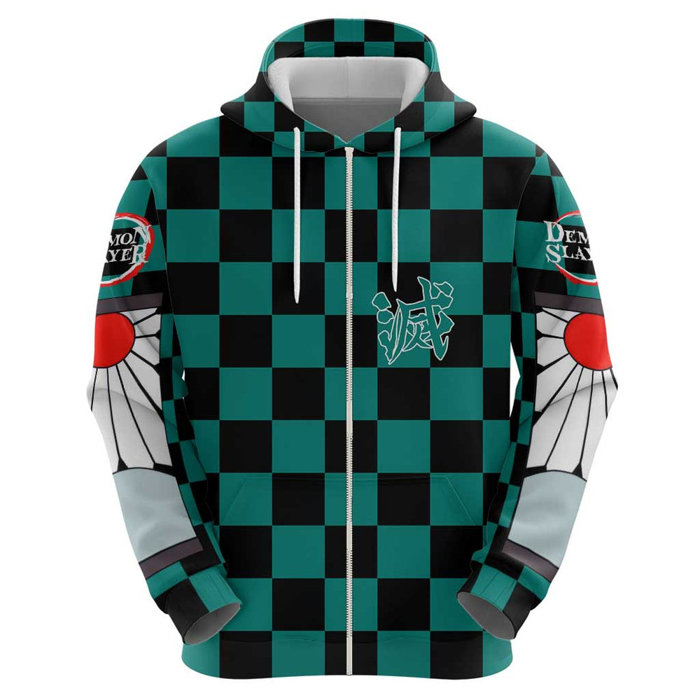 Kamado Tanjiro Haori Demon Slayer Hoodie Anime Style Kamado Tanjiro Haori Demon Slayer Hoodie Anime Style