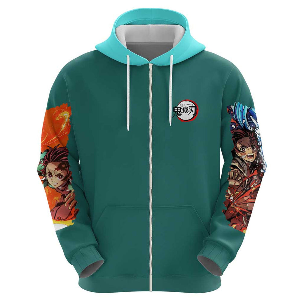 Kamado Tanjiro V2 Demon Slayer Hoodie Japan Anime Style Kamado Tanjiro V2 Demon Slayer Hoodie Japan Anime Style