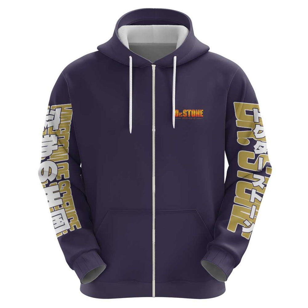 Kingdom of Science Dr. Stone Hoodie Anime Style Kingdom of Science Dr. Stone Hoodie Anime Style