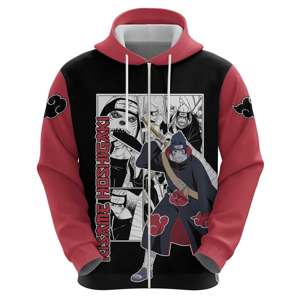 Kisame Hoshigaki - Naruto Hoodie Anime Mix Manga Style Kisame Hoshigaki - Naruto Hoodie Anime Mix Manga Style