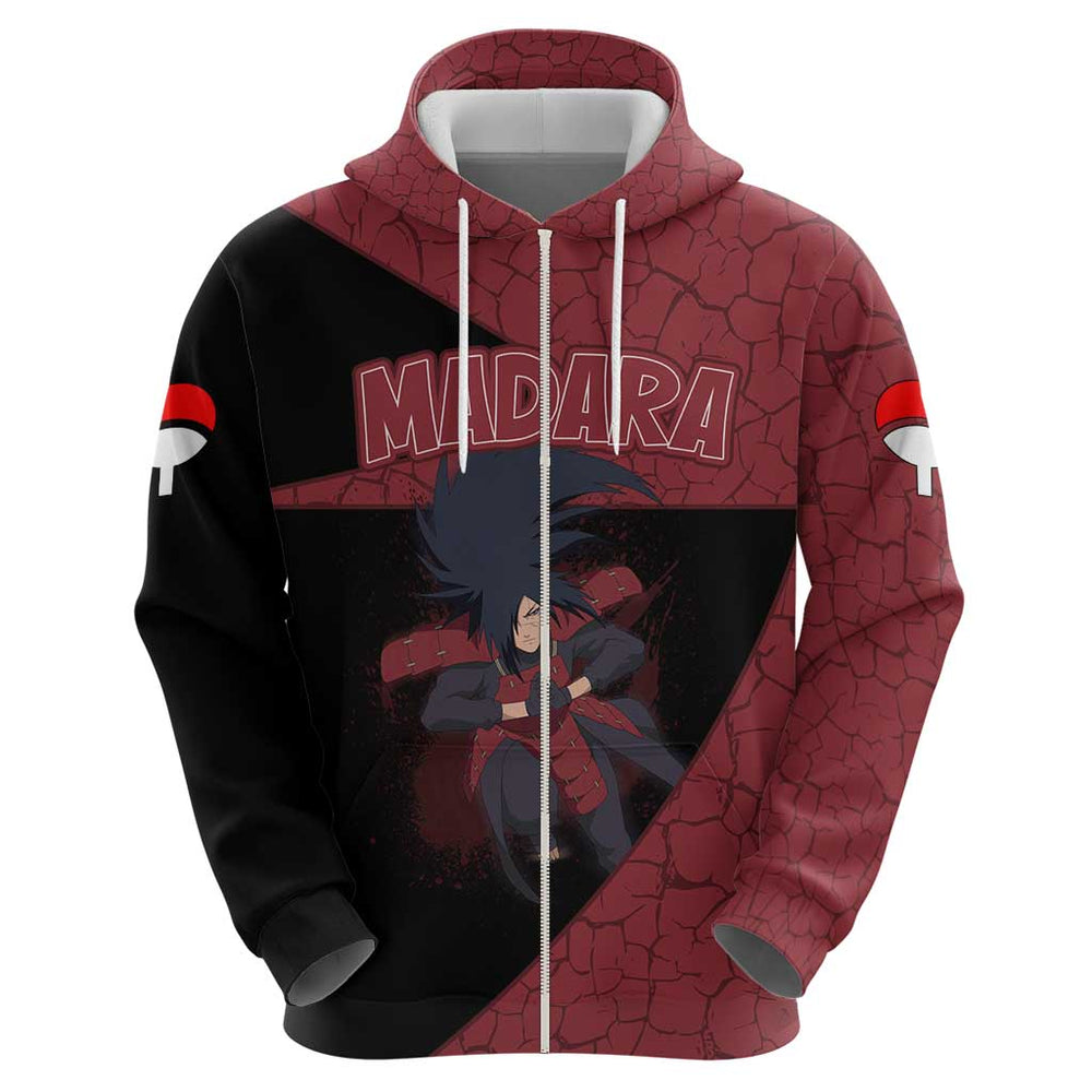 Madara Uchiha - Naruto Hoodie Anime Style Madara Uchiha - Naruto Hoodie Anime Style