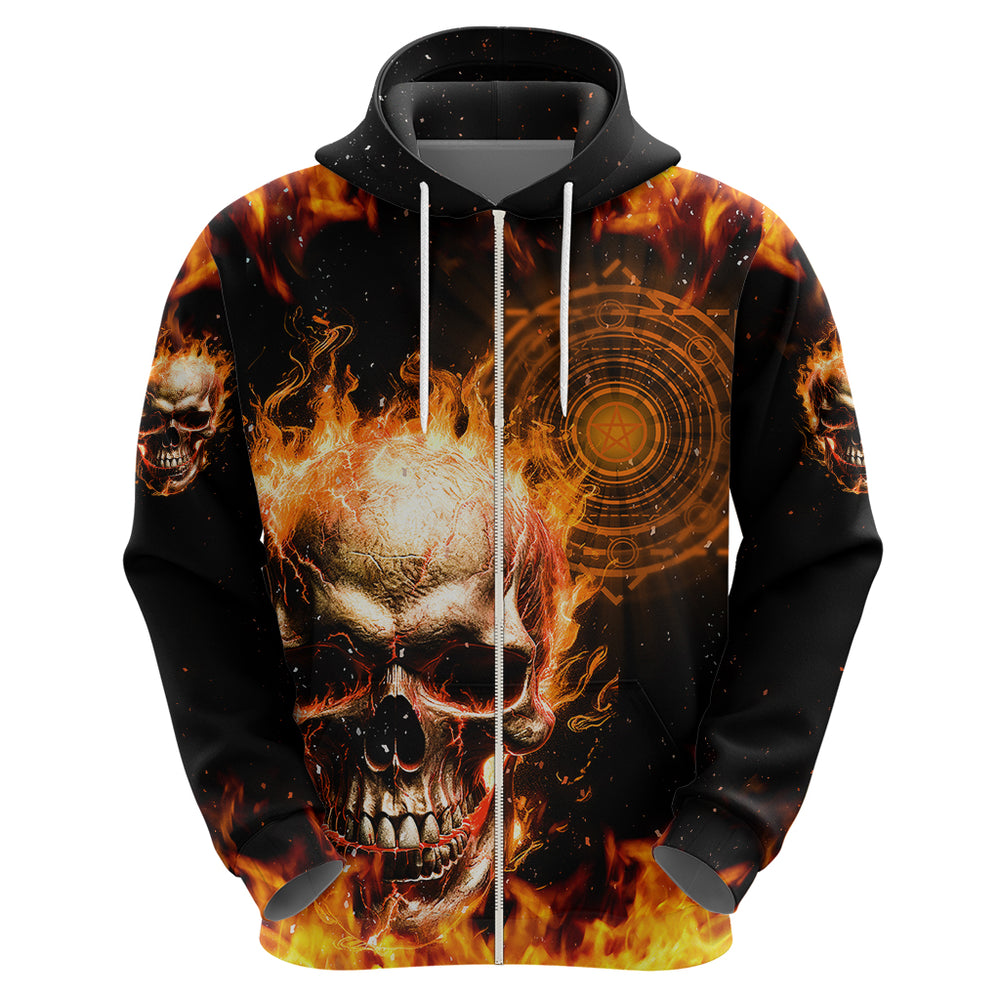 Magic Fire Skull Hoodie I Can't Go To Hell The Devil Still Has A Rest Training Oder Against Me Magic Fire Skull Hoodie I Can't Go To Hell The Devil Still Has A Rest Training Oder Against Me