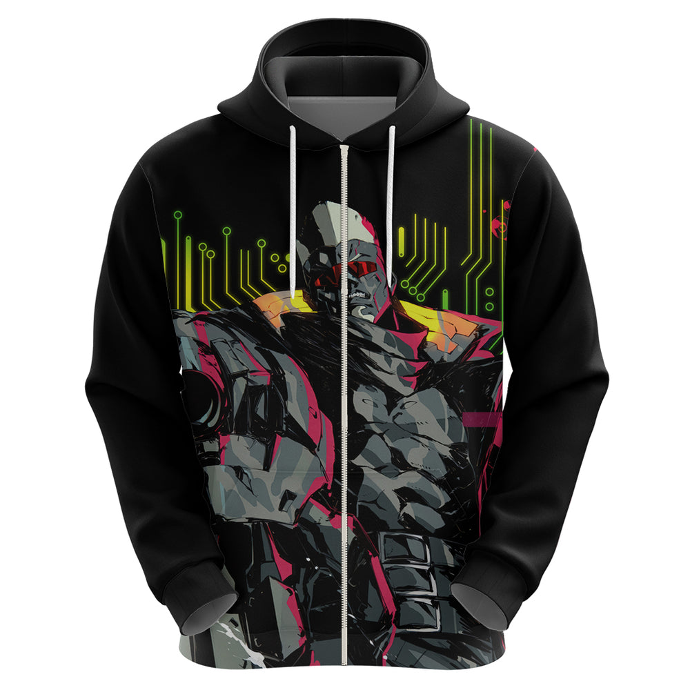 Maine Cyberpunk Hoodie Maine Cyberpunk Hoodie