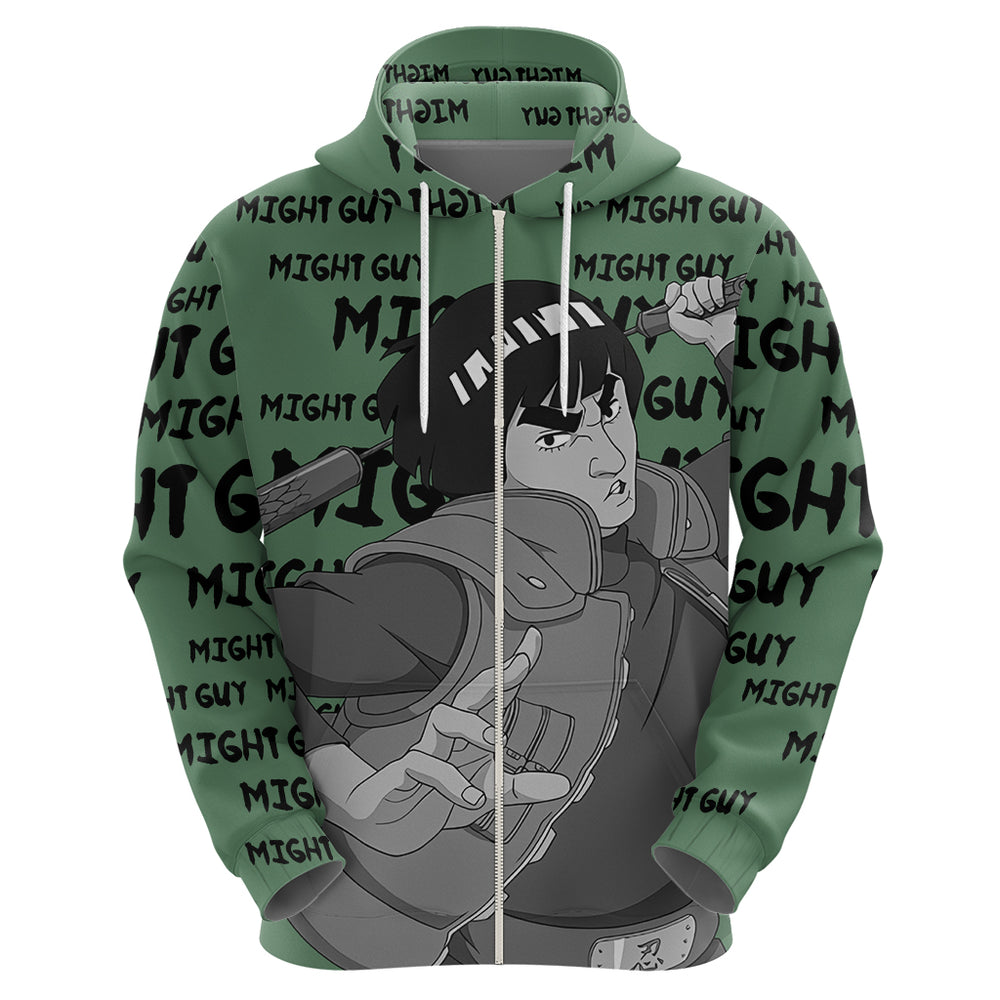 Might Guy - Style Manga Hoodie Might Guy - Style Manga Hoodie