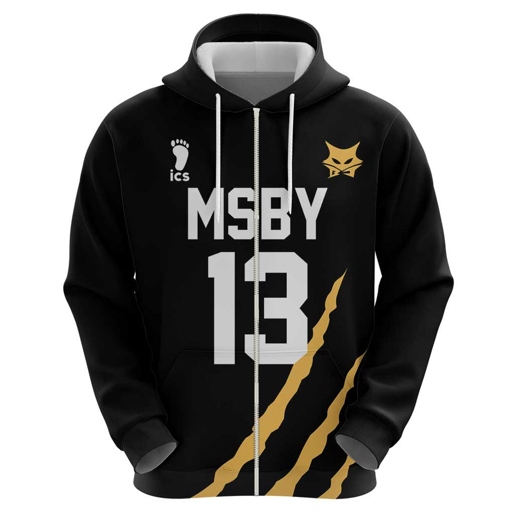 MSBY Atsumu Miya - Number 13 - Haikyu Hoodie Anime Uniform Style MSBY Atsumu Miya - Number 13 - Haikyu Hoodie Anime Uniform Style