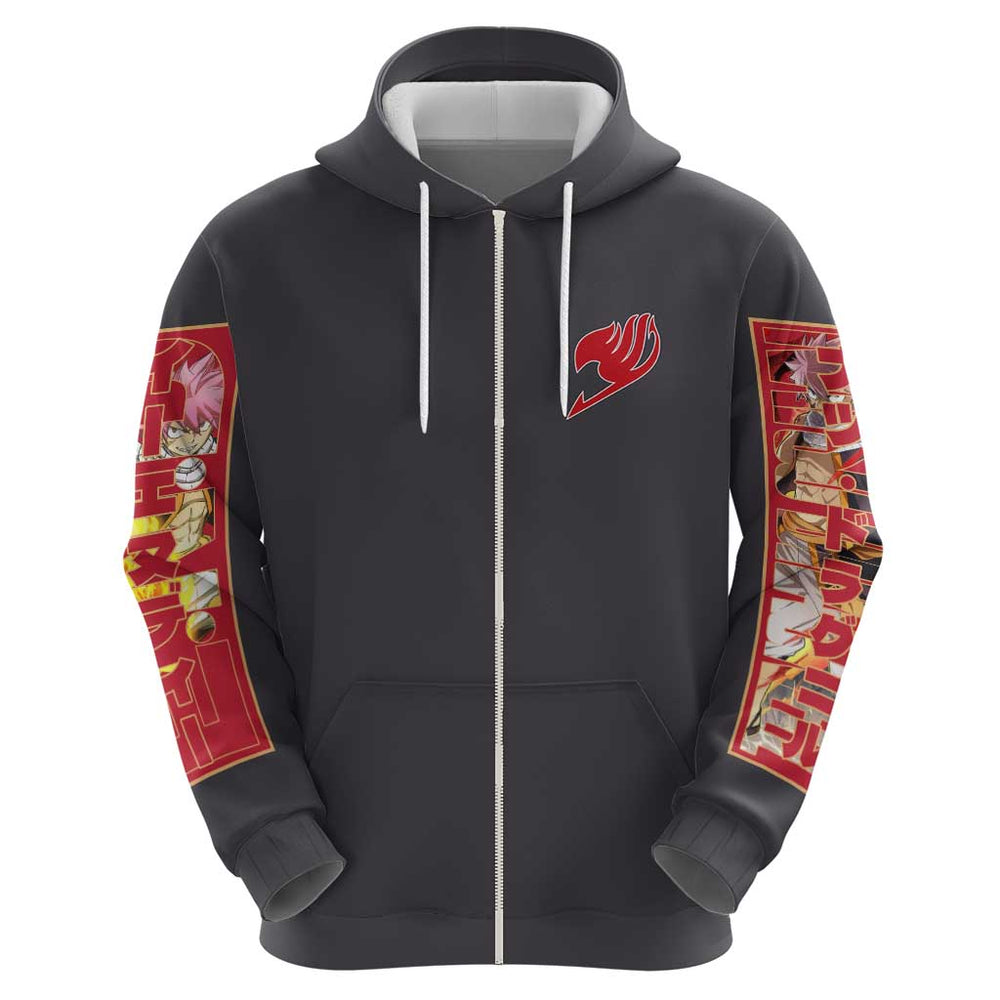 Natsu Dragneel Fairy Tail Hoodie Anime Style Natsu Dragneel Fairy Tail Hoodie Anime Style