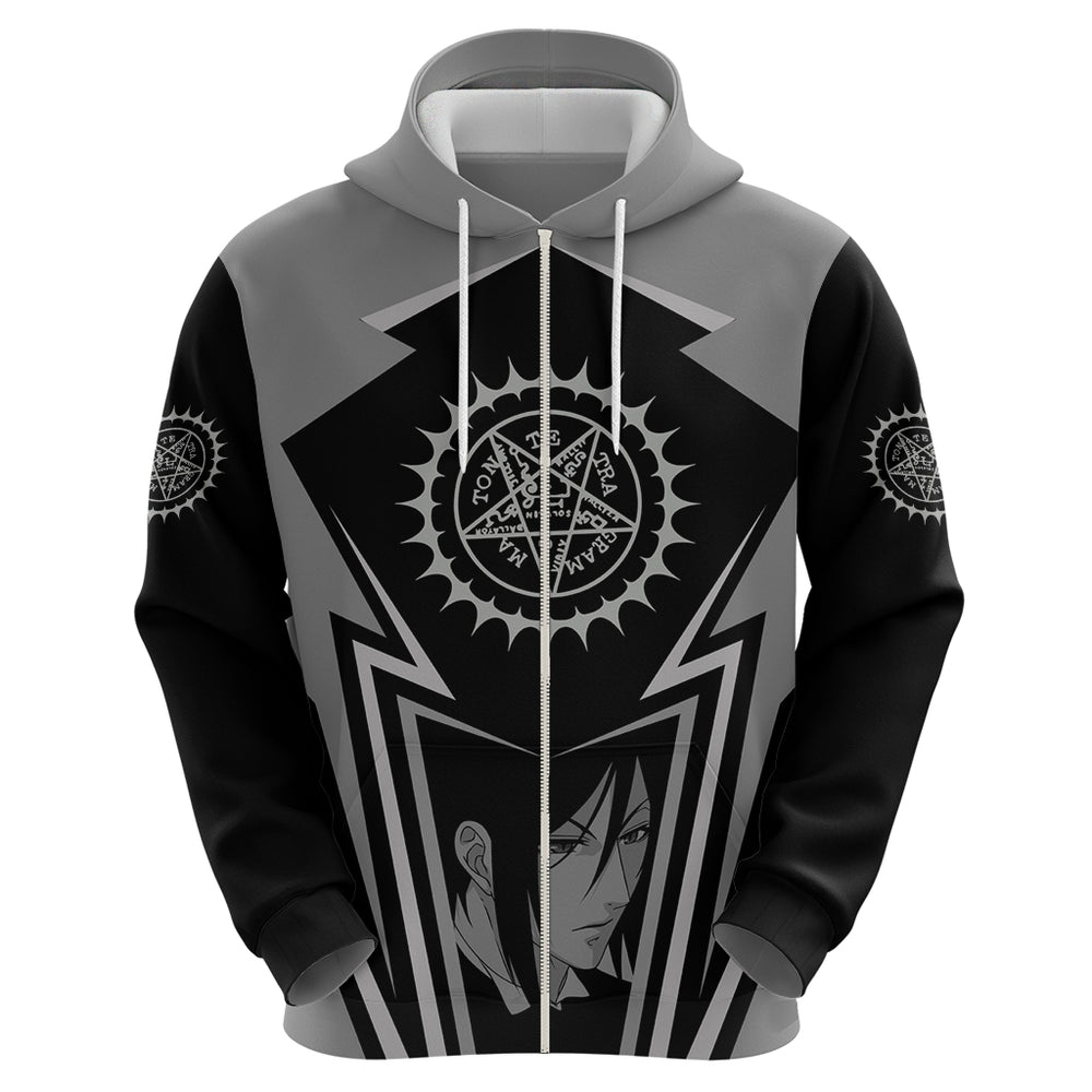 Black Butler Kuroshitsuji Hoodie Anime Style Black Butler Kuroshitsuji Hoodie Anime Style