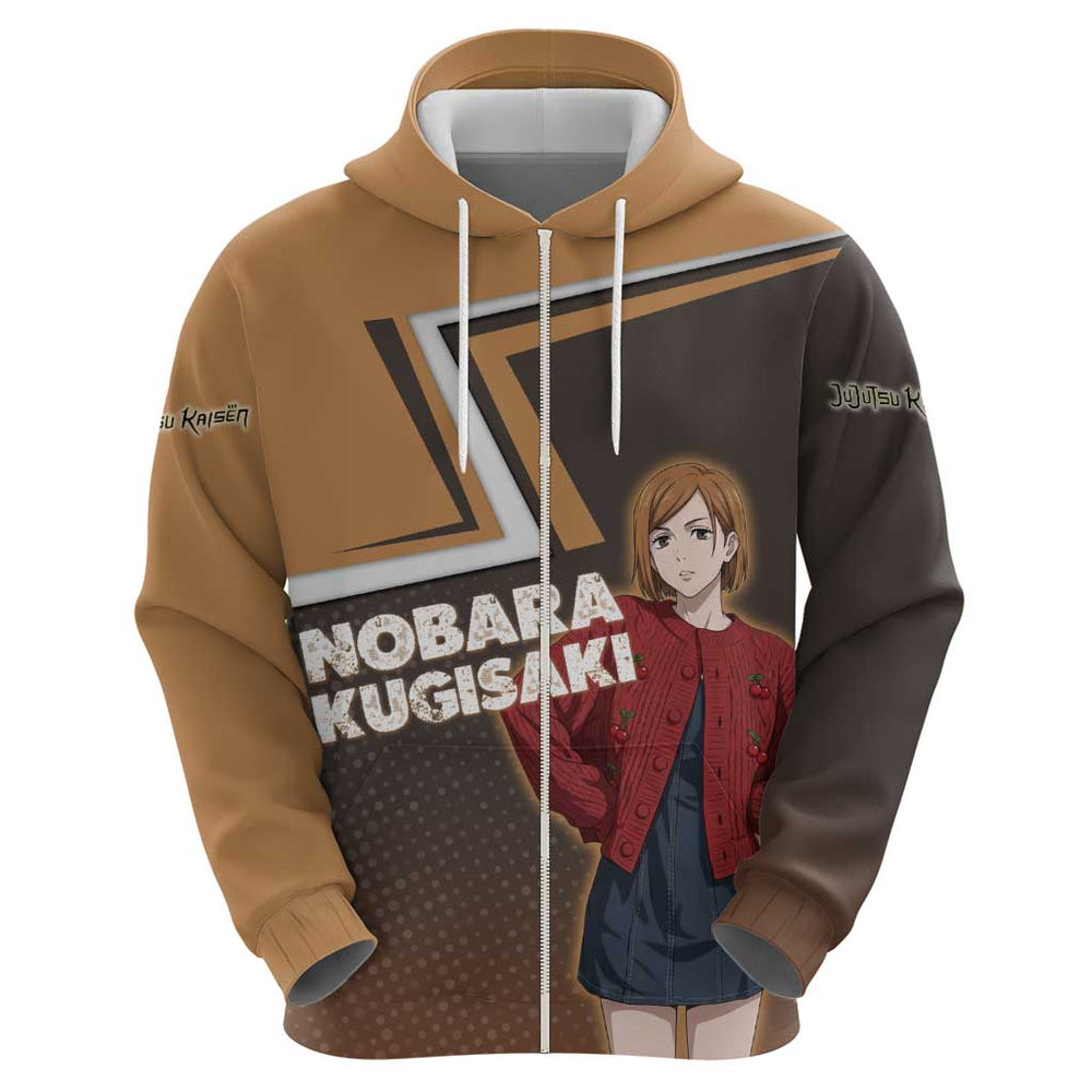 Nobara Kugisaki Hoodie Jujutsu Kaisen Casual Chic Style Nobara Kugisaki Hoodie Jujutsu Kaisen Casual Chic Style