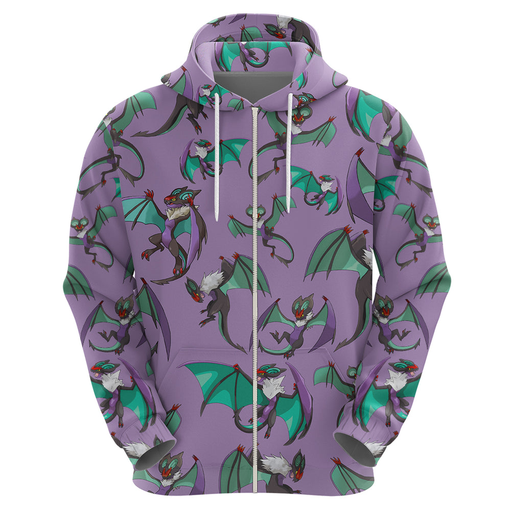 Noivern Pattern Style Hoodie Noivern Pattern Style Hoodie