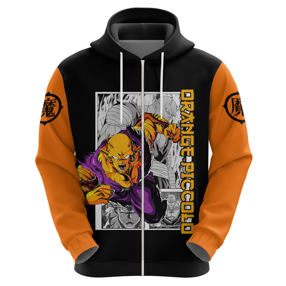 Orange Piccolo Hoodie Dragon Ball Anime Mix Manga Orange Piccolo Hoodie Dragon Ball Anime Mix Manga