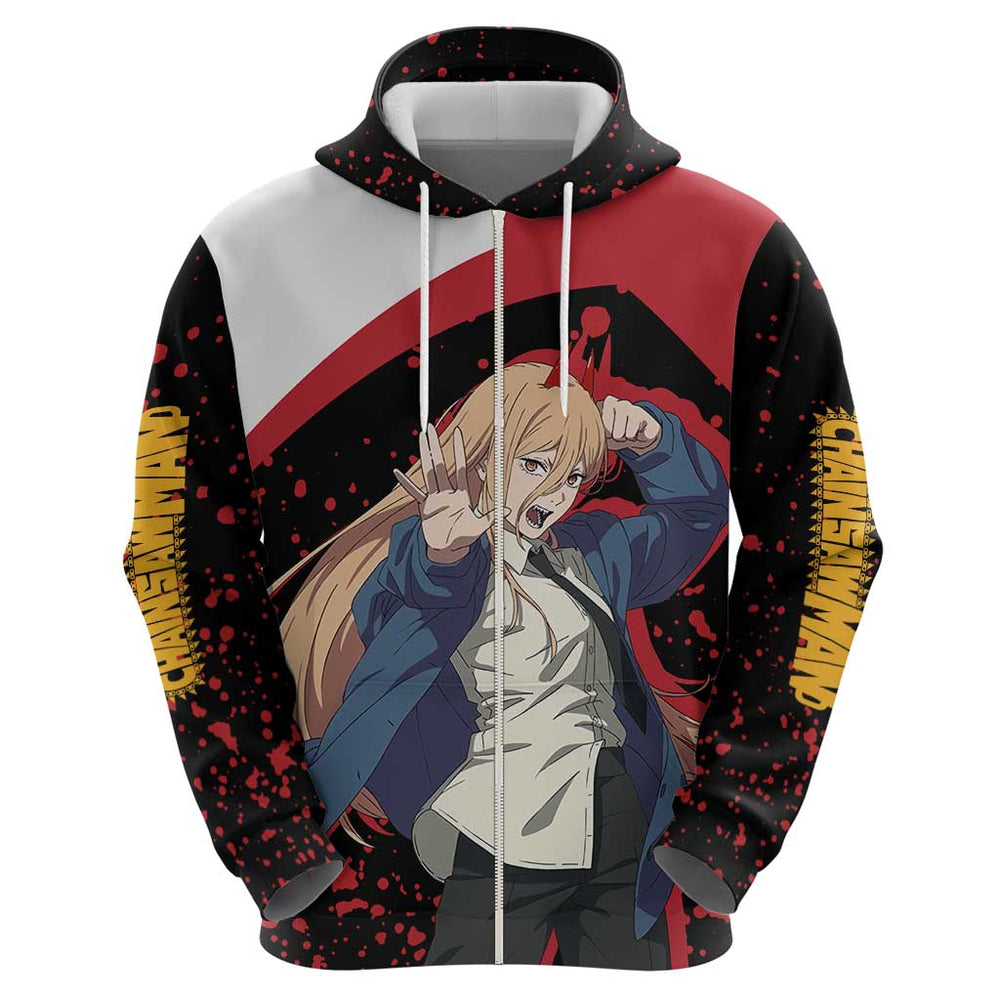 Power - Chainsaw Man Hoodie Anime Style Power - Chainsaw Man Hoodie Anime Style