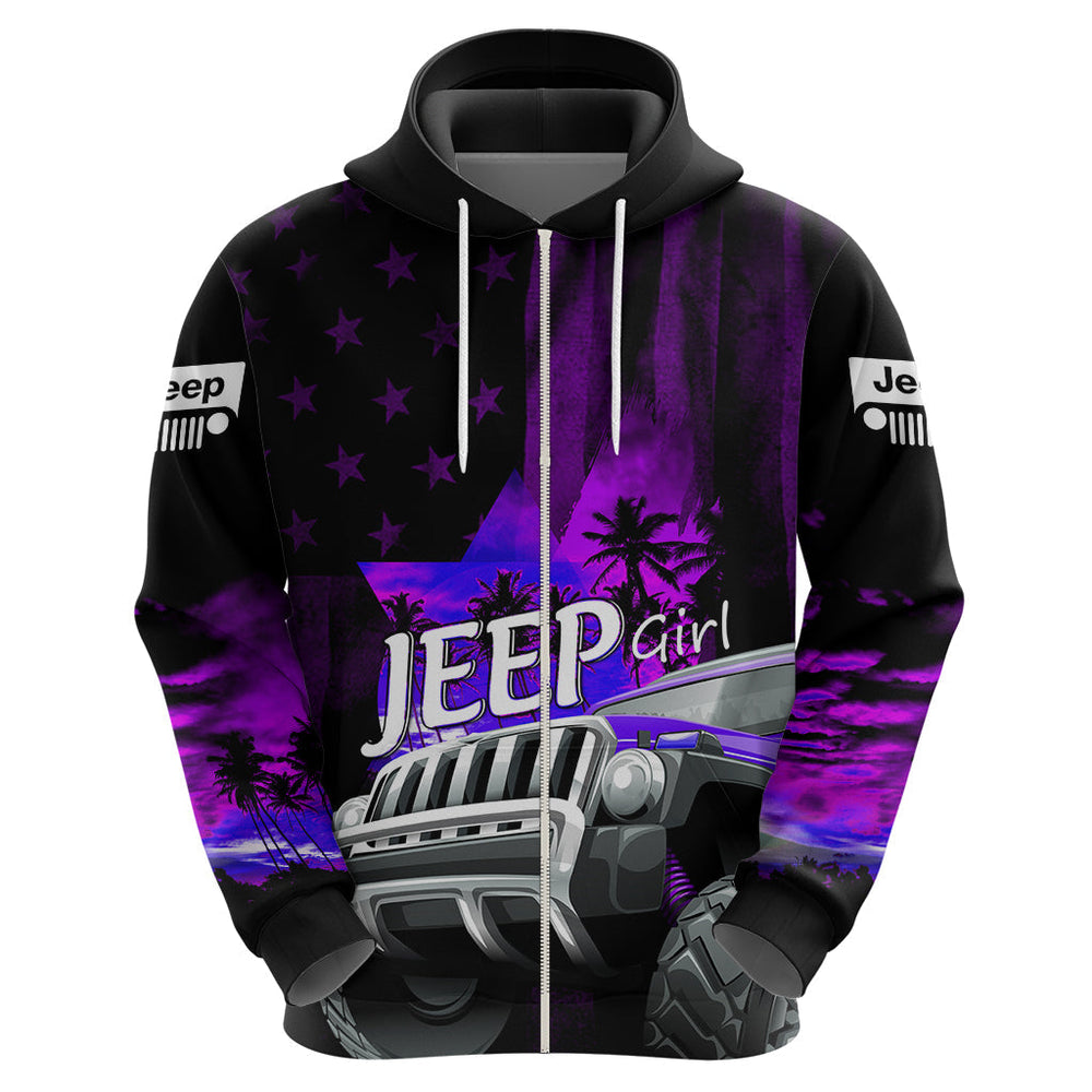 Purple Jeep Hoodie You Can Go Fast But I Can Go Anywhere Purple Jeep Hoodie You Can Go Fast But I Can Go Anywhere