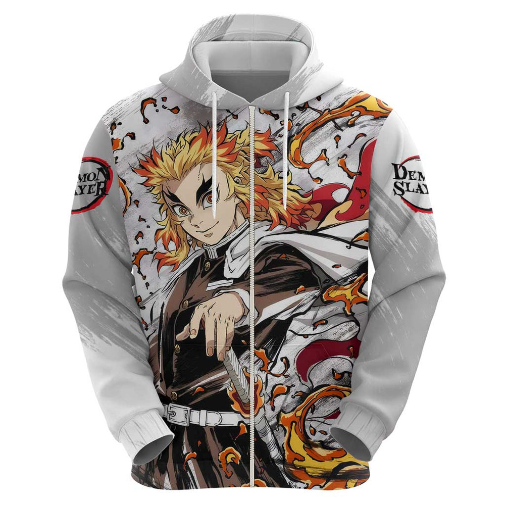 Rengoku Kyojuro - Demon Slayer Hoodie Anime Style Rengoku Kyojuro - Demon Slayer Hoodie Anime Style
