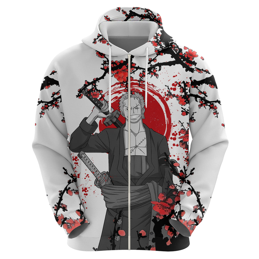 Roronoa Zoro Anime One Piece Japan Style Hoodie Roronoa Zoro Anime One Piece Japan Style Hoodie