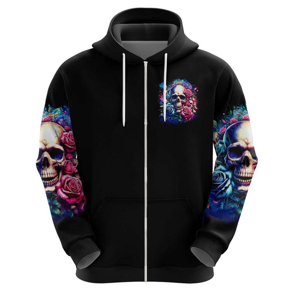 Rose Skull Hoodie Assuming I Was Like Most Girls Was Your First Mistake DT01 Rose Skull Hoodie Assuming I Was Like Most Girls Was Your First Mistake DT01