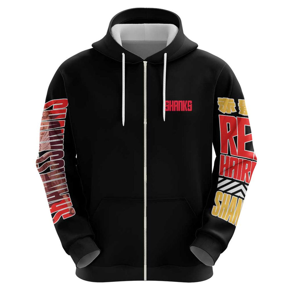 Shanks V2 One Piece Hoodie Anime Style Shanks V2 One Piece Hoodie Anime Style