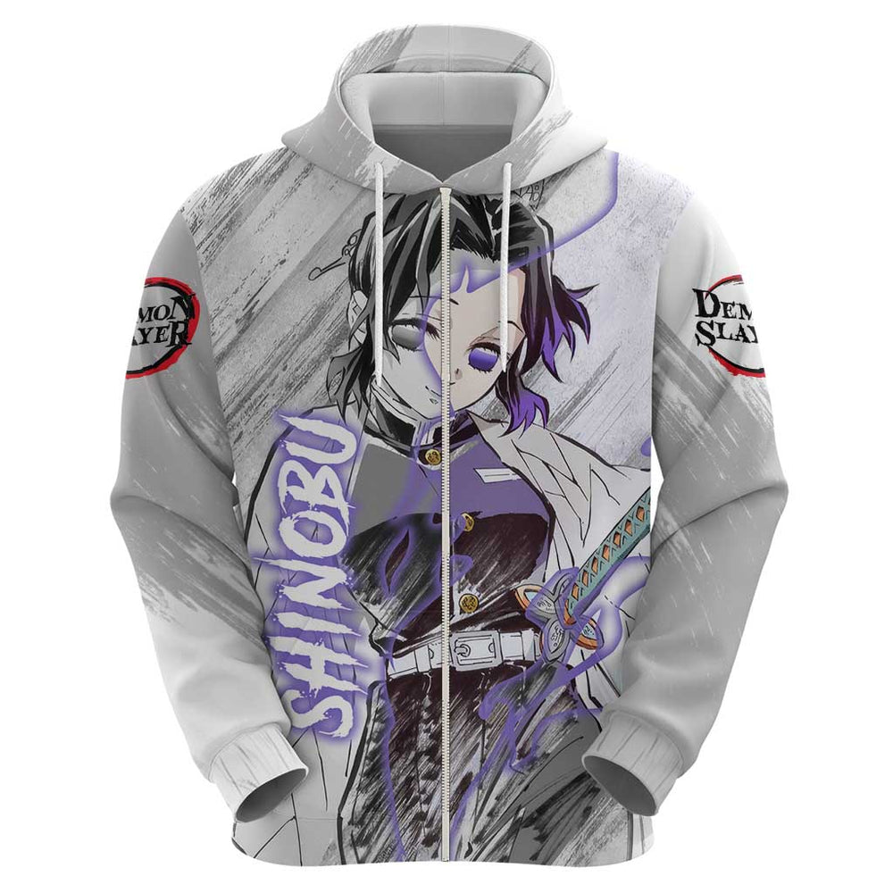 Shinobu Kochou - Semon Slayer Hoodie Anime Style Shinobu Kochou - Semon Slayer Hoodie Anime Style