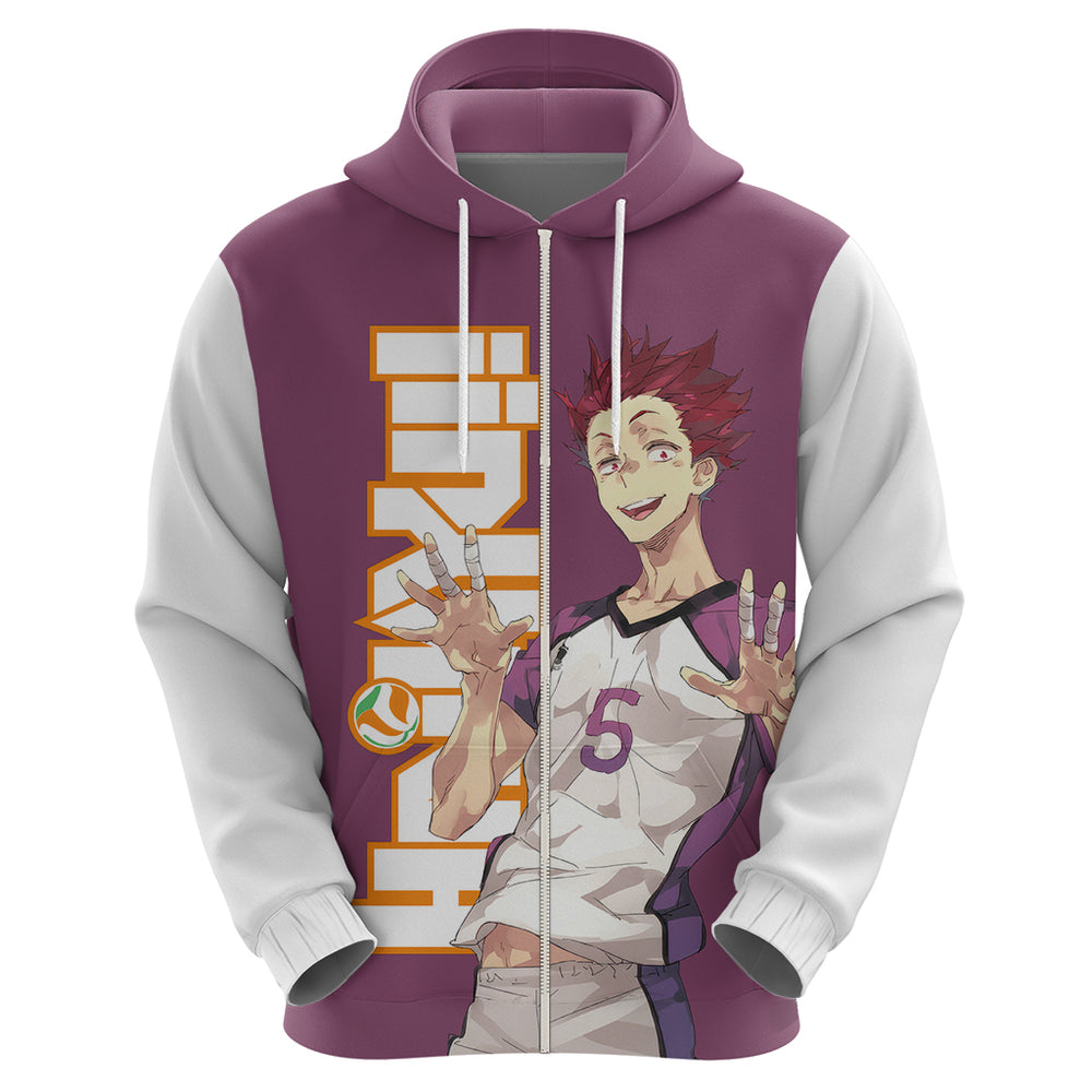 Shiratorizawa Satori Tendo Hoodie Haikyu Shiratorizawa Satori Tendo Hoodie Haikyu