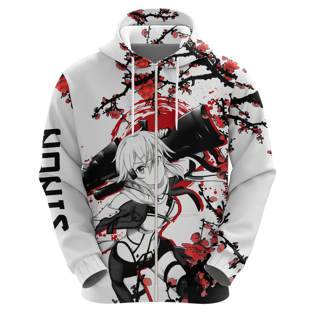 Sinon Hoodie Sword Art Online Anime Japan Style Sinon Hoodie Sword Art Online Anime Japan Style
