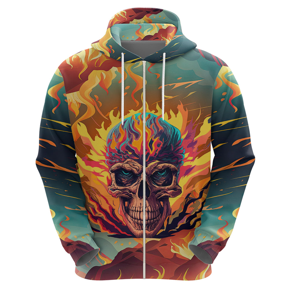 Skull Flaming Hoodie I Can Fix Stupid But It's Gonna Hurt Skull Flaming Hoodie I Can Fix Stupid But It's Gonna Hurt