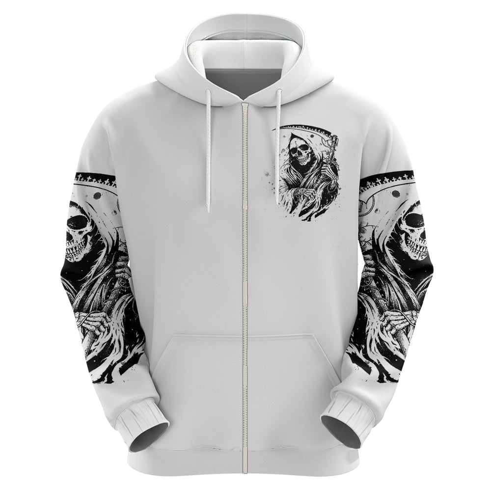 Skull Reaper Hoodie I Can't Go To Hell Devil Restrainning Order Against Me DT01 Skull Reaper Hoodie I Can't Go To Hell Devil Restrainning Order Against Me DT01