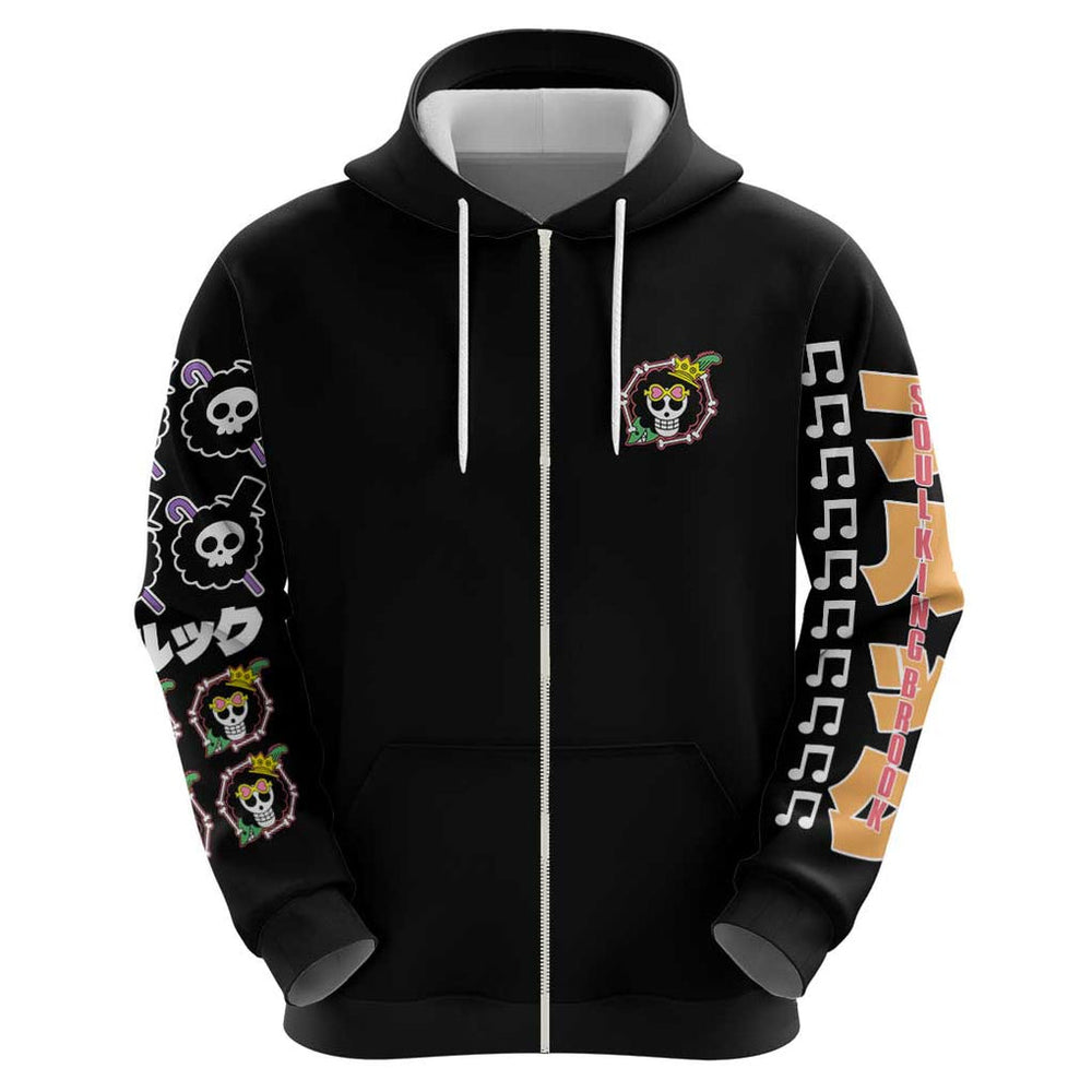 Brook - Straw Hat Team One Piece Hoodie Anime Style Brook - Straw Hat Team One Piece Hoodie Anime Style
