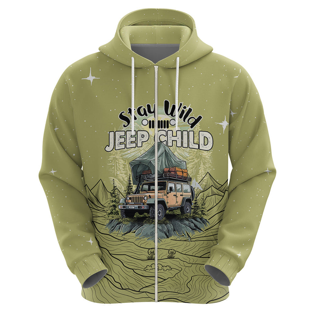 Stay Wild Jeep Child Mountain Life Hoodie Stay Wild Jeep Child Mountain Life Hoodie