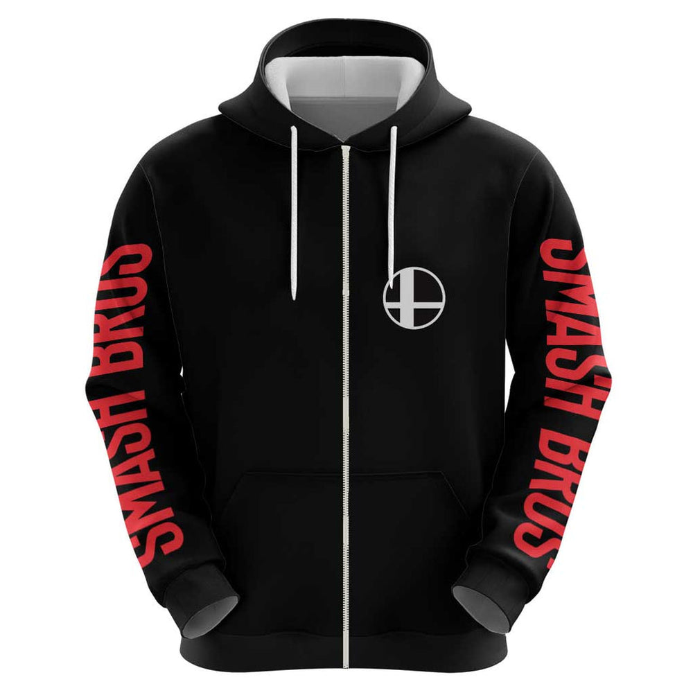 Super Smash Bros Hoodie Anime Style Super Smash Bros Hoodie Anime Style