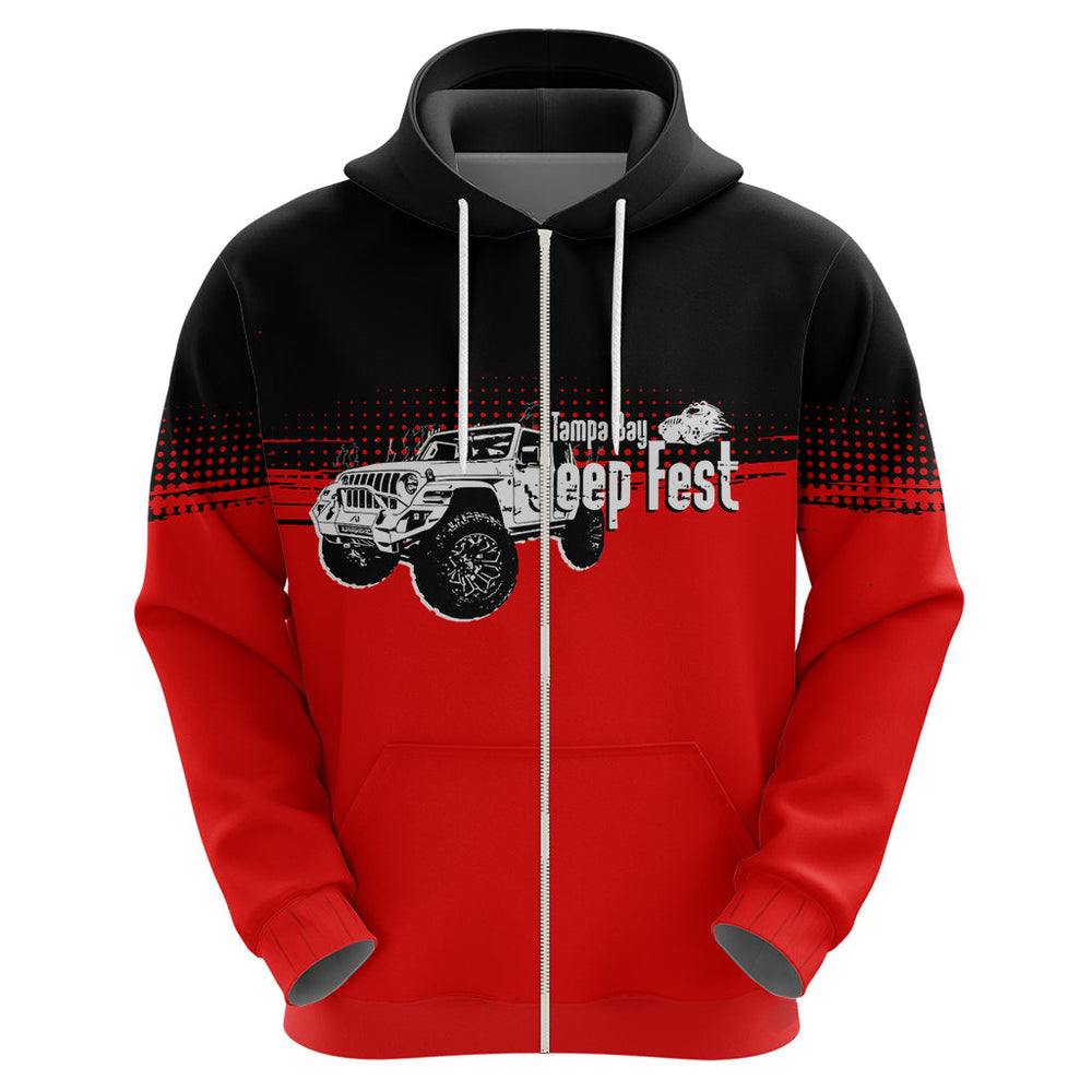 Tamba Bay Jeep Fest Hoodie Grunge Vibe Red Style Tamba Bay Jeep Fest Hoodie Grunge Vibe Red Style