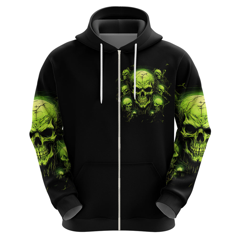 Thunder Skull Hoodie Thunder Skull I Never Alone My Demon With Me 24 7 DT01 Thunder Skull Hoodie Thunder Skull I Never Alone My Demon With Me 24 7 DT01