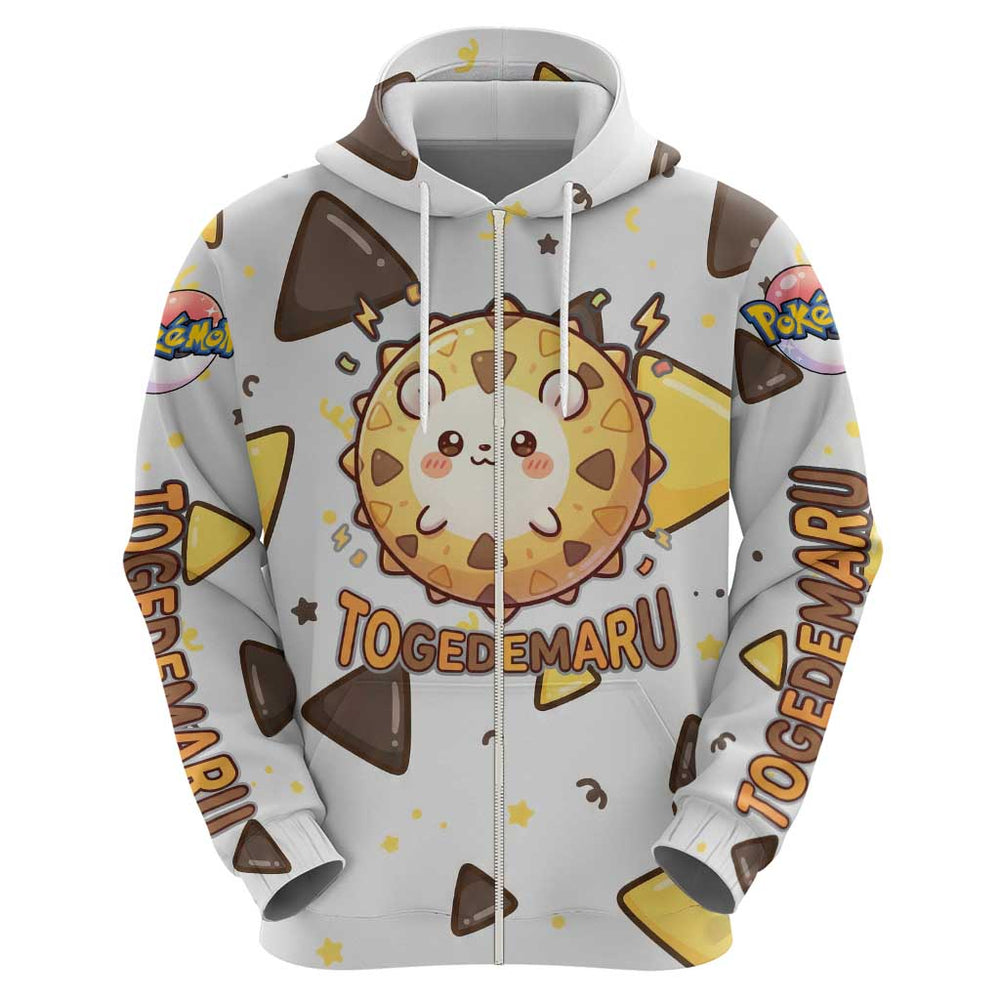 Togedemaru Hoodie Cute Electric Nacho Pop Art Togedemaru Hoodie Cute Electric Nacho Pop Art